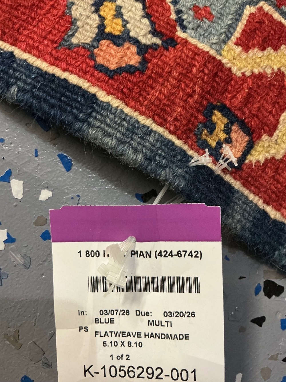 Two 100% Soumak Rugs - Picture 14 of 16